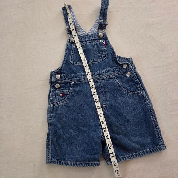 Vintage Tommy Hilfiger Denim Shortalls 4t - Picture 3 of 5